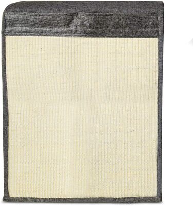 Navaris Cat Scratch Mat Scratch Protection Sofa - with 2 compartments - 128 x 45 cm Sisal Scratch Rug for Cat - Couch Cat Scratch Mat - also for Dogs
