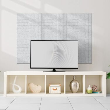 Акустичні панелі Vieshful самоклеючі 30x30x1 см, шумопоглищаючі панелі з фетру для стін, звукоізоляція для студії, дому та офісу (10 шт, сірі)