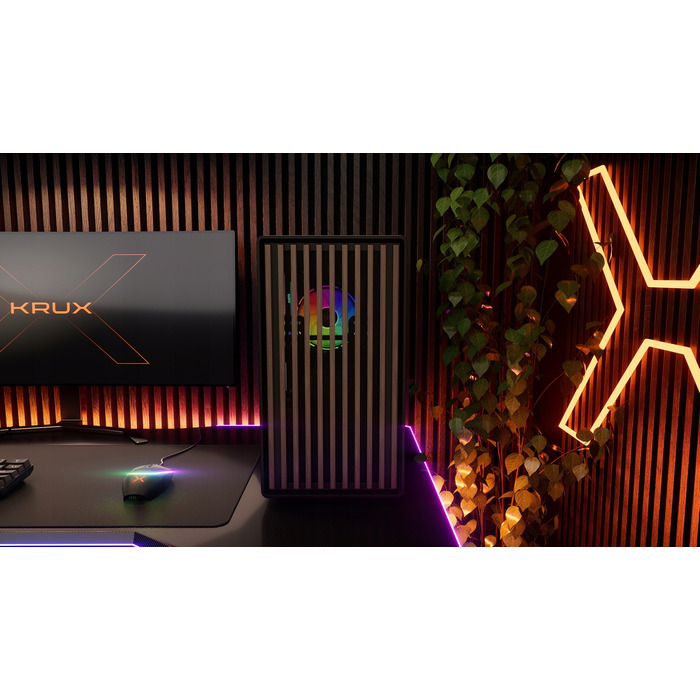 Корпус для ПК Krux Helio Mini Tower, чорний