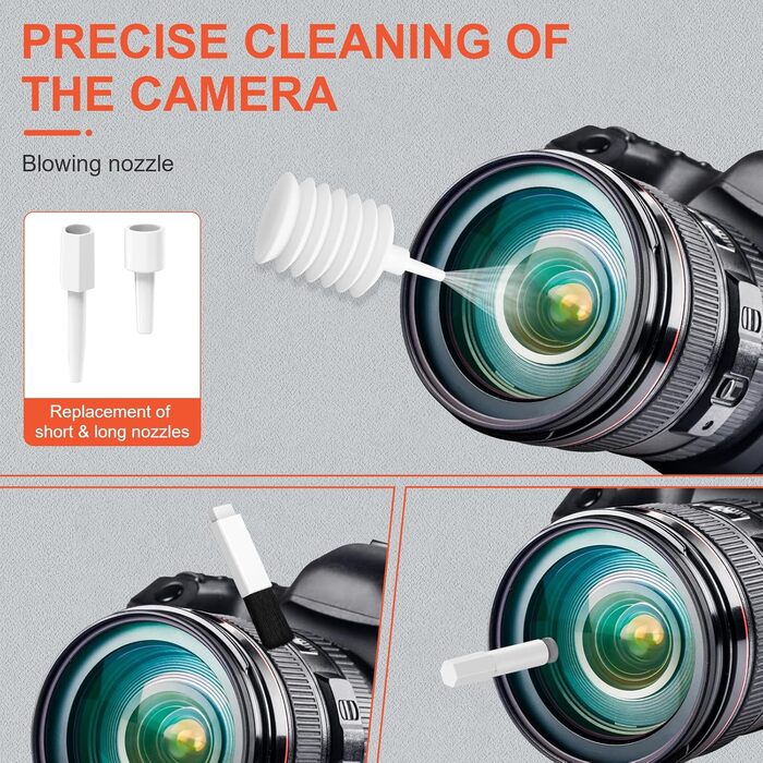 Набір для чищення клавіатури 20 в 1: щітка, очищувач для електроніки, для планшетів, ноутбуків, телефонів, навушників, моніторів, камер