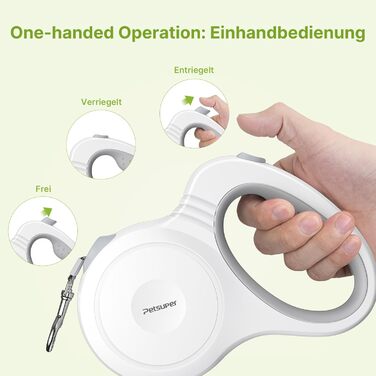 Рулетка для собак Active Brake - міцна повідка для середніх та великих собак до 60 кг (5 м)