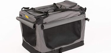 Кія для собак, переноска для собак, вольєр для собак 122x79x99 см (сірий)