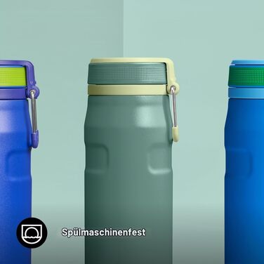 Термопляшка Stanley IceFlow Bottle Twist Flip 0.47L — герметична, зі стійким покриттям, колір Shale