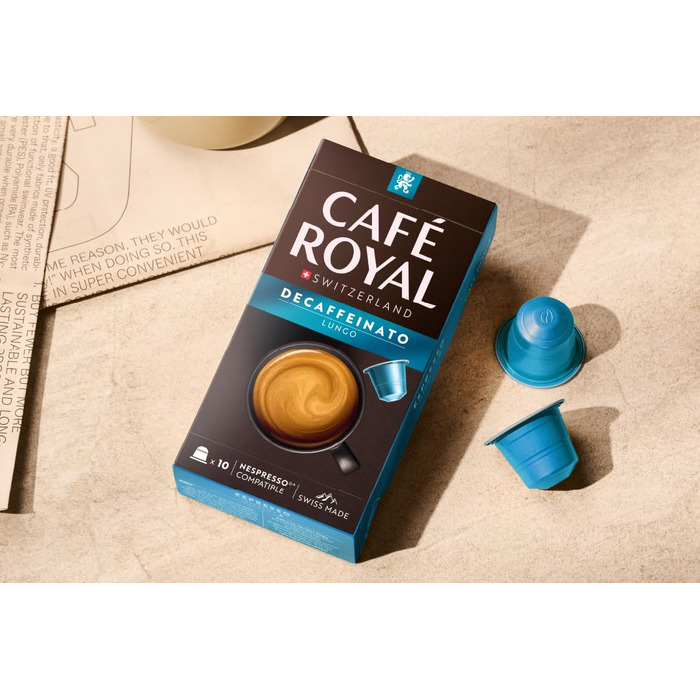 Кава Café Royal Hazelnut (фундук), декафеїнована, сумісна з Nespresso®, 100 капсул (Lungo)