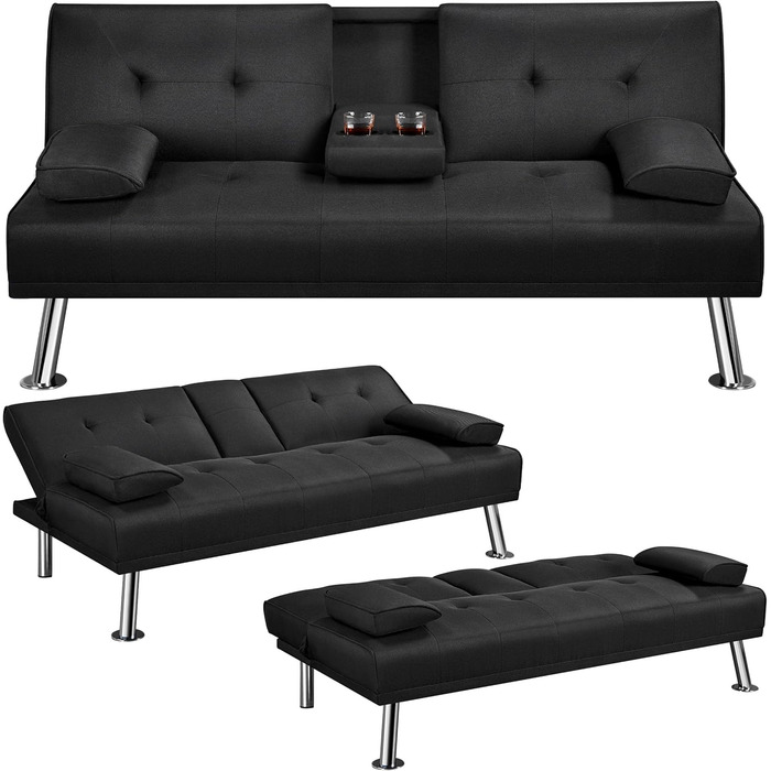 Yaheetech Folding Sleeper Sofa