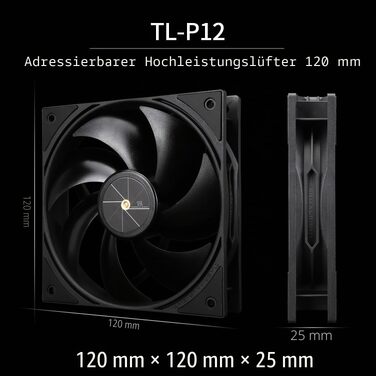 Кулер для процесора Thermalright Assassin X 120R Digital Black, 120мм PWM вентилятор, цифровий дисплей, сумісність з AM4/AM5, Intel LGA1700/1851/1200/115X