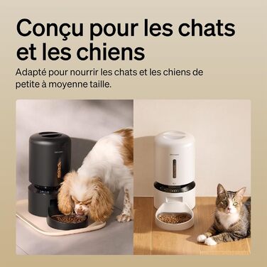 Автоматичний годівниця для котів та собак PETLIBRO 5L з відеоспостереженням 1080P, WiFi, нічним баченням, датчиком низького рівня корму та сигналізацією, 1-10 прийомів