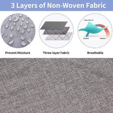 Органайзер для зберігання під ліжком Fixwal, 11 см, 2 шт.