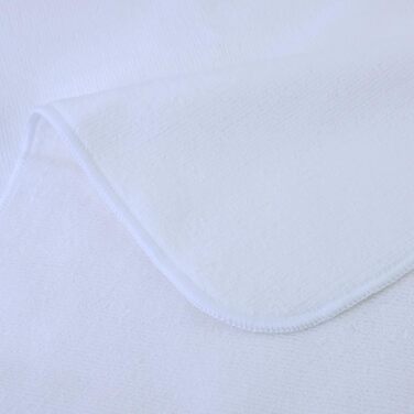 Рушники професійні для перукарів Polyte - мікрофібра, швидковисихаючі, безворсові, 50x101 см, 2 шт. (білі)