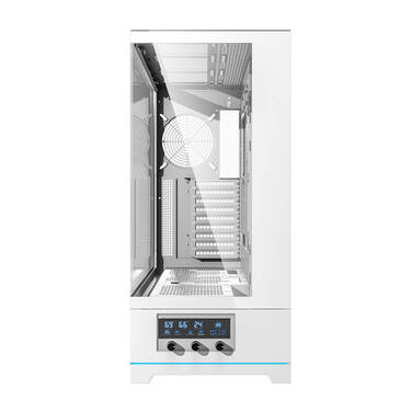 Корпус для ПК DarkFlash DY451L Midi Tower ATX, ігровий, білий (з нижнім розміщенням БЖ)