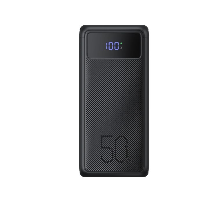 Потужний павербанк Veger Tank Lite (W5001) 50000 mAh, PD QC3.0 5A 22.5W, чорний