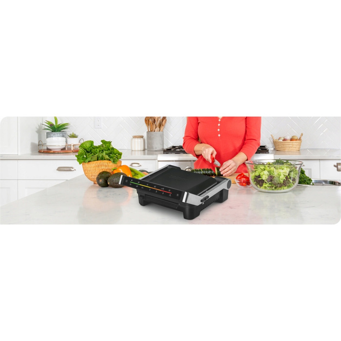 Електричний контактний гриль Zelmer ZPR2600, чорний, 2000 Вт