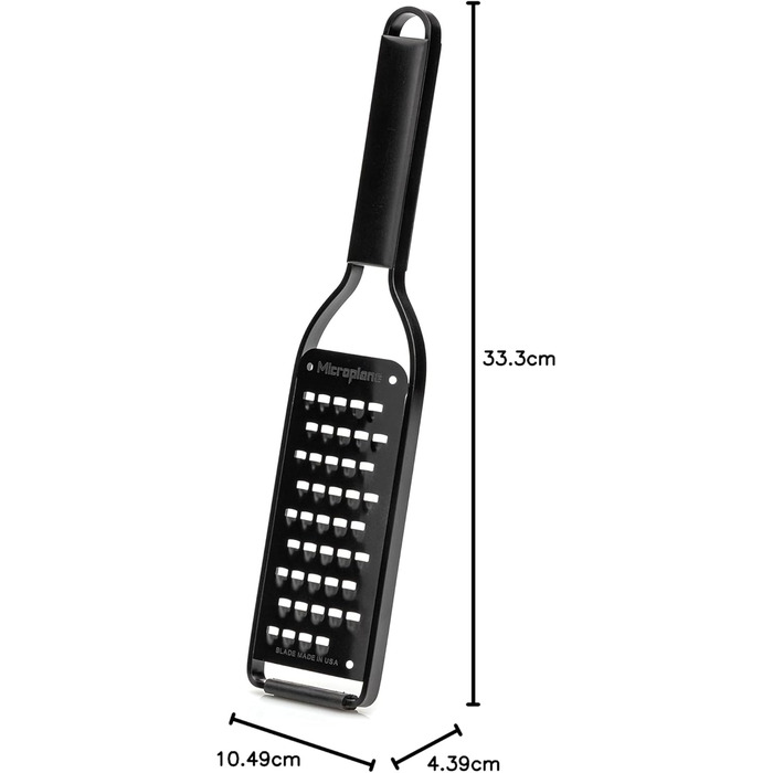 Терка Microplane Black Sheep для цитрусових, пармезану, імбиру, шоколаду та мускатного горіха (нержавіюча сталь, США, груба)