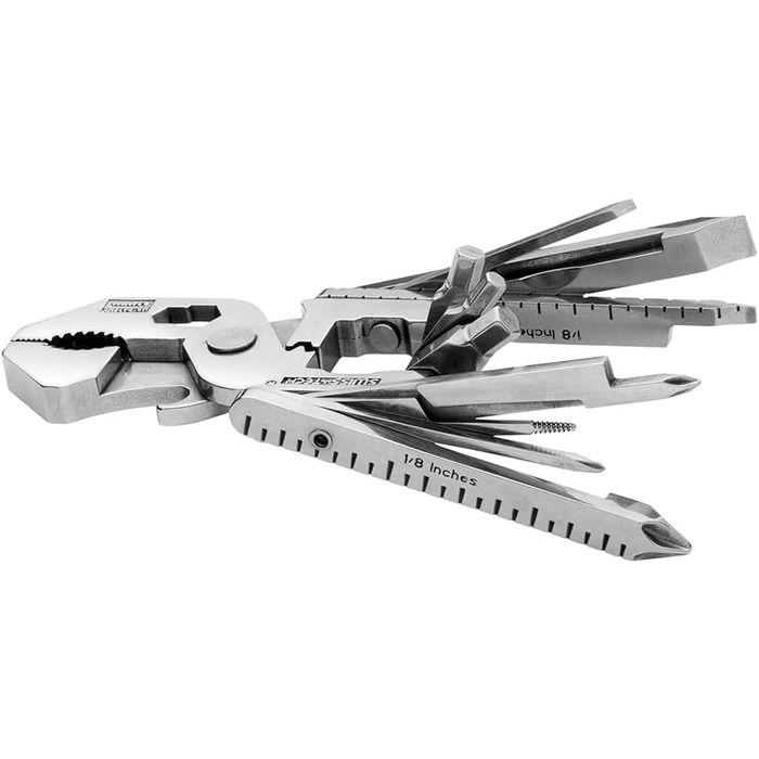 Swiss+Tech ST53130 Pocket Multi-Tool Kit (22-in-1) Tool with Wrenches, Allen Drivers (Single Pack)