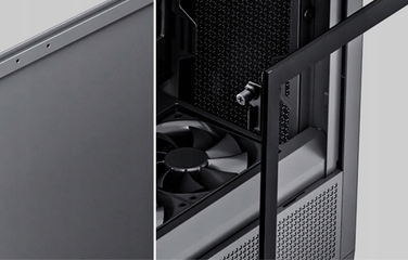 Корпус для ПК DarkFlash AIRNOVA Big Tower ATX, Чорний, 3 вентилятори