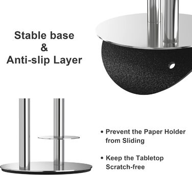 Підставка для туалетного паперу, сталева, для 3 рулонів, аксесуар для ванної кімнати