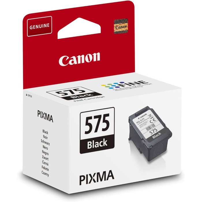 Картридж Canon PG-575 чорний оригінальний, 6.2 мл, на 100 сторінок (набір 2 шт)