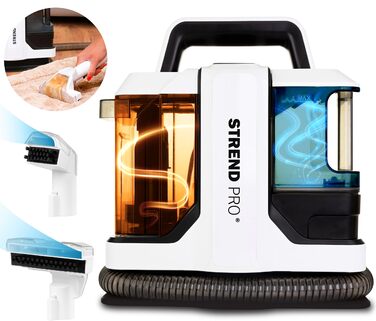 STREND PRO - мийний пилосос для м'яких меблів та килимів, 450W | Для видалення плям та вологого прибирання | 2 насадки | Мийний пилосос для диванів та килимів