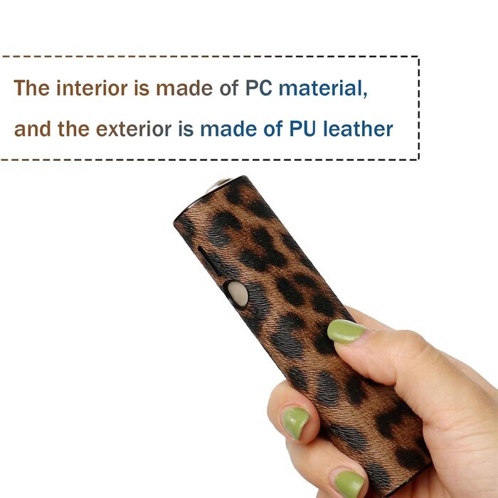 Case compatible with iQOS cigarette holder + (compatible with iluma one/compatible with iluma i one case) PU leather protective cover and accessories, cigarette case pouch.