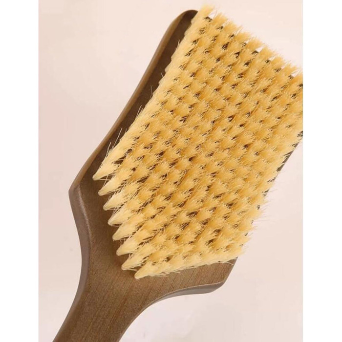 Body brushes for women, boar bristles, long handle, bath brushes, back scrubbers for men, bamboo shower brushes