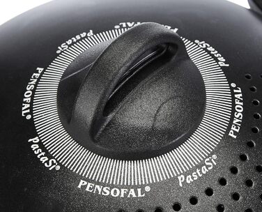 Каструля для пасти Pensofal Biostone 7 л, 24 см, антипригарна, чорна