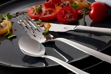 ZWILLING 1026795 Cult Cutlery Set, 30-Piece, for 6 People, 18/10 Stainless Steel, Matted Flatware, Dishwasher Safe, Silver
