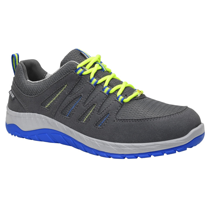 Робочі черевики ELTEN Maddox Grey-Blue Low ESD S1PS, текстильні, з металевим носком, для жінок та чоловіків, 41 EU, сірий, блакитний