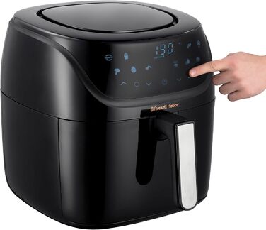 Фритюрниця Russell Hobbs SatisFry XXL 8л Rapid AirFryer: 7 функцій, 10 програм, без олії, гриль, випічка, смаження