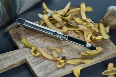 Овочечистка ZWILLING Pro вертикальна, 21 см, нержавіюча сталь, ергономічна ручка, срібляста