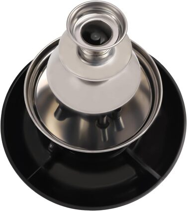 Електричний шоколадний фонтан на 3 яруси з функцією плавлення, 40W, ємність 0.45 кг, з нержавіючої сталі, для вечірок, днів народжень, весіль