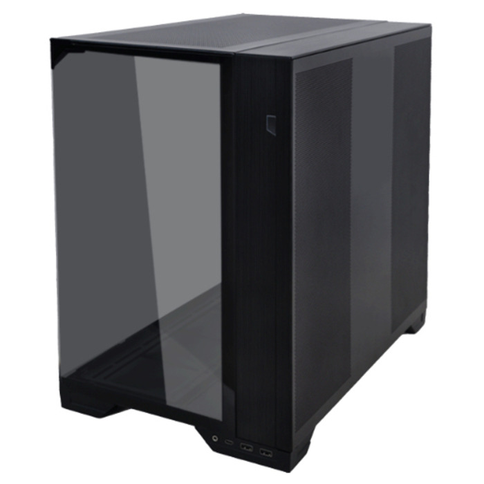 Корпус для ПК Lian Li O11 Vision Compact Midi Tower, загартоване скло, чорний