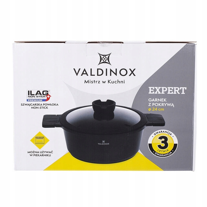 Каструля традиційна Valdinox Expert 24 см, 4,5 л