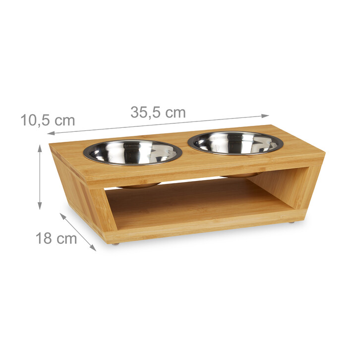 Relaxdays Pet Feeder