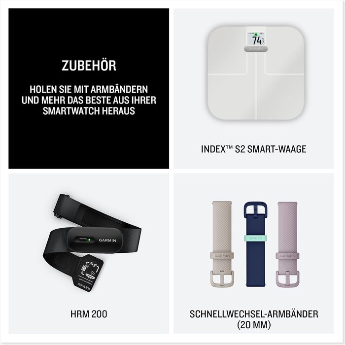 Розумний годинник Garmin vívoactive 6 42mm Pink Dawn - фітнес-трекер з AMOLED-дисплеєм, 80+ спортивних функцій та Garmin Pay