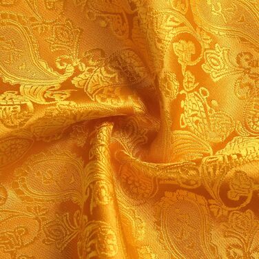 Набір краватка, нагрудна хустинка, краваткові затискачі, запонки з квітковим візерунком Paisley для чоловіків. Подарункова коробка