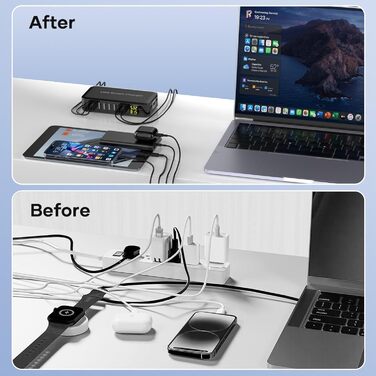 Бездротовий зарядний пристрій MagSafe, складаний, швидка зарядка, сумісний з iPhone 17/16/15/14/13/12, AirPods 3/2/Pro 2/Pro (Маджента)