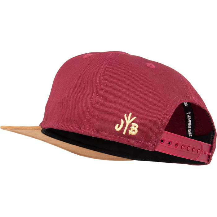 Кепка бейсболка Jumping Bird • Змінний розмір • Outdoor Snapback • Бордовий колір
