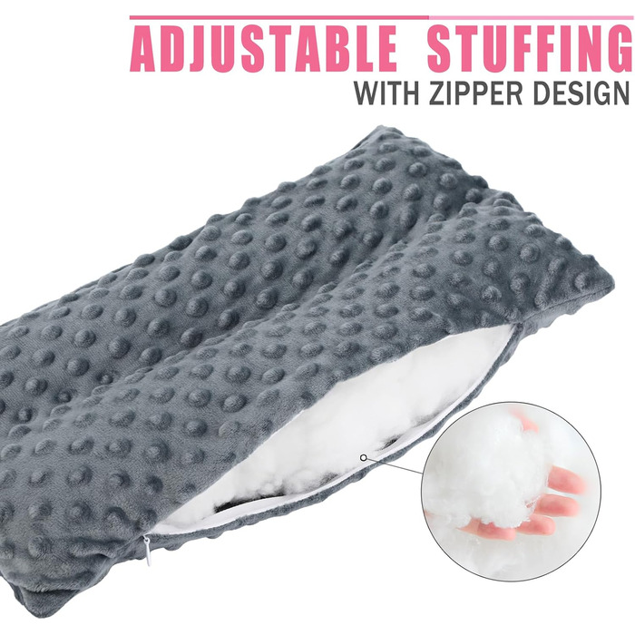Hysterectomy Seat Belt Pillow after C-Section Pillow, Abdominal Surgery, Seat Belt Pillow with Pocket for Tummy Tuck, Hysterectomy, Recovery, a Must-Have for Patients, Gift, Minky Dot