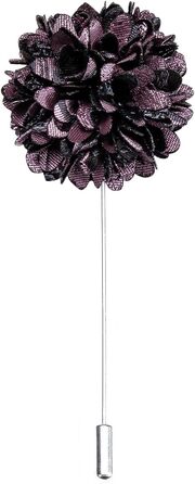 Набір краватка, нагрудна хустинка, запонки та латунний шпилька Hi-Tie для весілля та ділових зустрічей, жаккардовий шовк, сріблястий