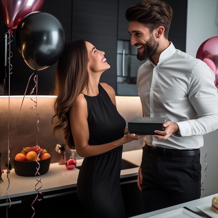 Чоловічий шкіряний ремінь Masters & Stylists з автоматичною пряжкою, коричневий/чорний, ширина 3,1 см, довжина 110/120 см, з подарунковою коробкою