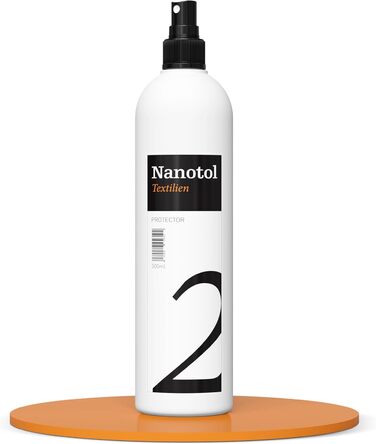 Nano-impregnation spray with lotus effect for leather, suede, fabric - Nanotol Textile Protector - care spray for clothing, shoes and all kinds of outdoor textiles.