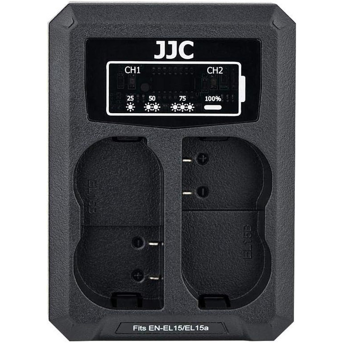 Зарядний пристрій JJC для камер Nikon (EN-EL15, EN-EL15a, EN-EL15b, EN-EL15c)