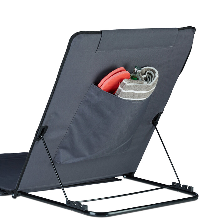 Relaxdays XXL Beach Mat with Head Pillow