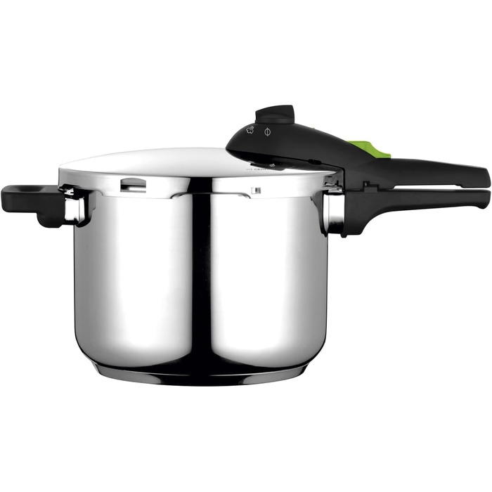 Каструля-скороварка Fagor Rapid Xpress 6 л, індукція, нержавіюча сталь 18/10, для всіх типів плит, з термодифузором, 2 режими тиску, 5 систем безпеки