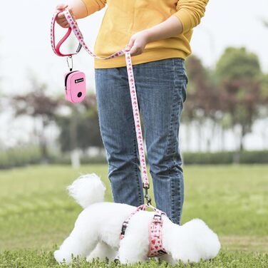 Сумка для ласощів та пакетиків для вигулу собак COOWONE, рожевий колір