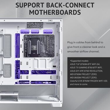 Корпус для ПК Antec Flux Midi Tower, чорний/білий, Gaming Case