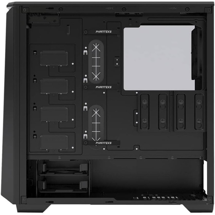 Корпус Phanteks Eclipse P400 Steel ATX Mid Tower чорного кольору з темперованим склом