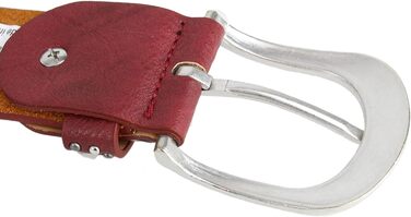 Жіночий широкий ремінь Irisaa з заклепками в вінтажному стилі, джинсовий ремінь 105 см, срібний