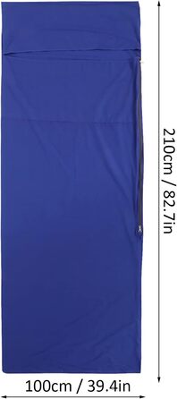 Enforose Sleeping Bag Liner, Travel Sheet and Adult Sleeping Bag, Portable Outdoor Camping Sleeping Bags for Backpacking, Hotels and Hostels