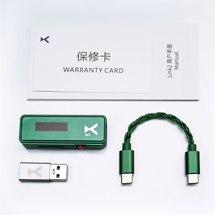 Портативний USB-C ЦАП/підсилювач XDuoo Link2 Max (550мВт, DSD256, PCM768кГц) — Сірий